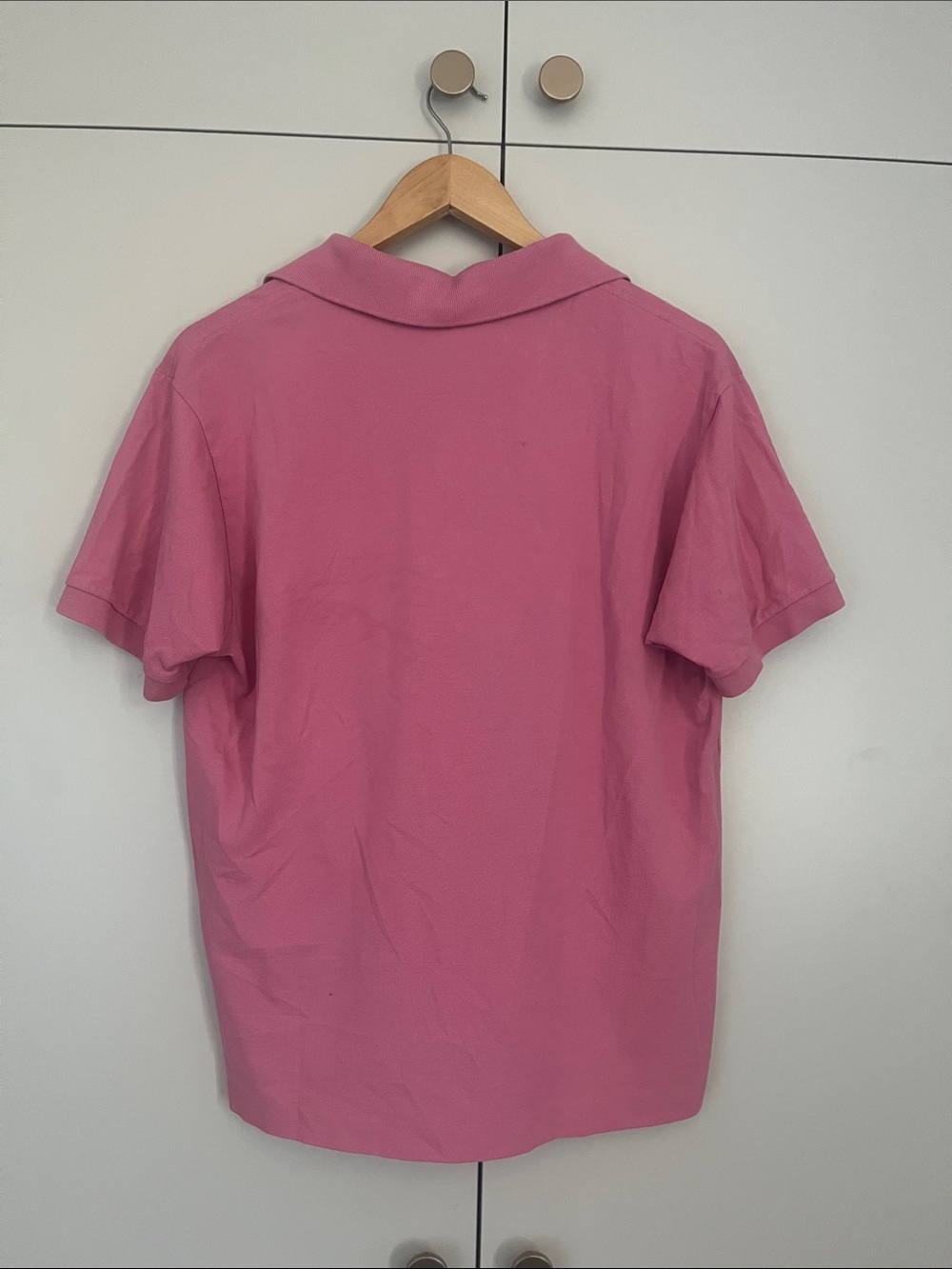 Lacoste Men's Rose Pink Polo Shirt with Crocodile Logo - Picture 4 of 4